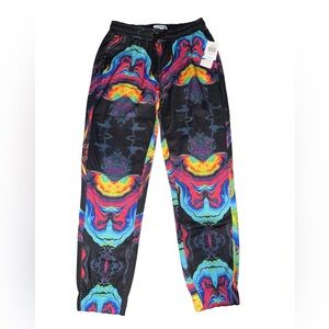 🎨 NWT! Psychedelic, Kaleidoscope, Art Marbled Jogger Pants